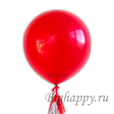 Воздушный шар 60 см. с гирляндой тассел фото