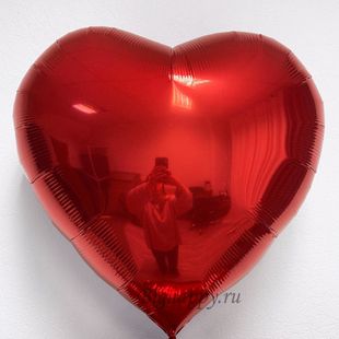 Большой фольгированный шар-сердце фото