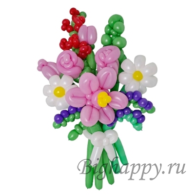 Цветы из шаров «Весенний букет» фото