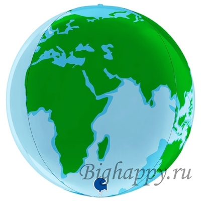Шар фольгированный сфера «Планета Земля» фото