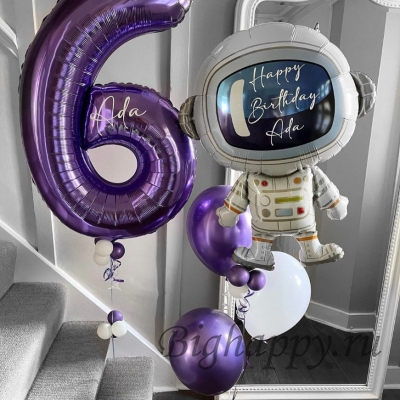 Воздушные шары на день рождения «Космонавт» фото