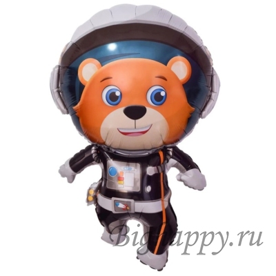 Фольгированный шарик &quot;Мишка-космонавт&quot; фото