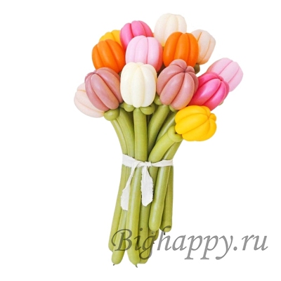 Букет из воздушных шаров &quot;Весенние тюльпаны&quot; фото
