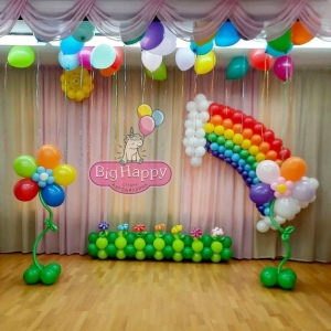 Украшение воздушными шарами выпускного в детском саду фото