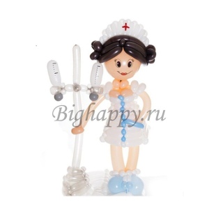 Медсестра из шаров фото
