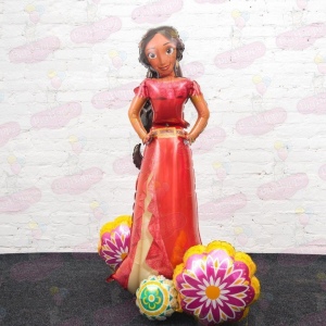 Ходячая шар-фигура с гелием Принцесса Авалора фото
