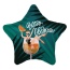 Фольгированный шар-звезда 