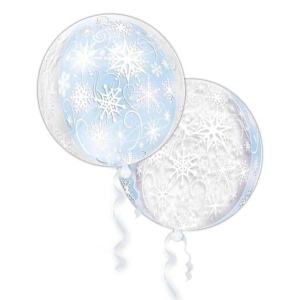 Воздушный шар Снежинка 3D сфера фото
