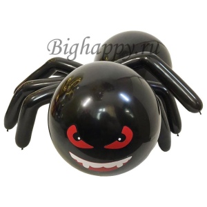 Фигура  из воздушных шаров «Злой паук» фото