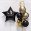 Композиция из шаров со звездой фото
