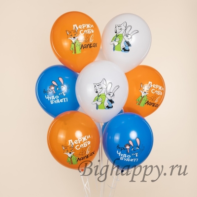 Латексные шарики с героями Зверополис
