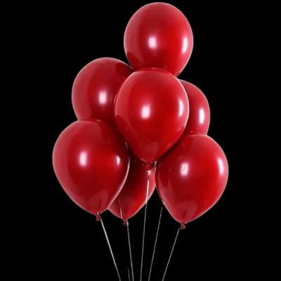 7 красных шариков