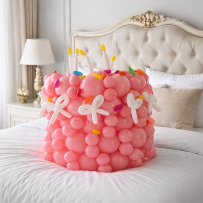 Фигура из воздушных шаров &laquo;Торт радости&raquo;