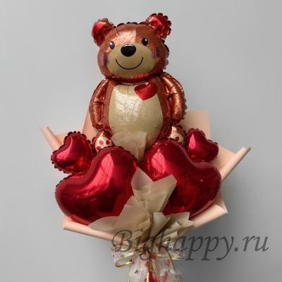 Букет из воздушных шаров &laquo;Нежное признание&raquo;