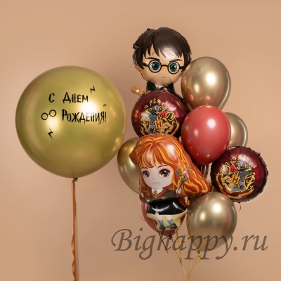 Красивая композиция Гарри Поттер и Гермиона Грейнджер