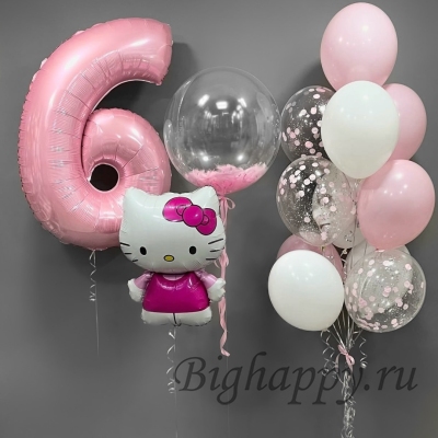 Воздушные гелиевые шары &laquo;Нежный праздник&raquo;