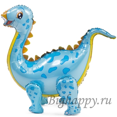 Ходячий шар Стегозавр голубой