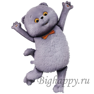 Фольгированный шар Кот Басик