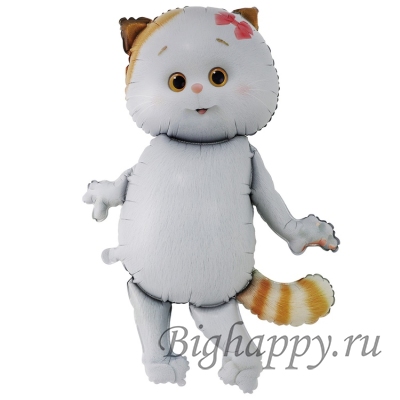 Фольгированный шар Кошечка ЛиЛи, мультсериал Кот Басик