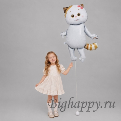 Фольгированный шар "Кошечка Ли-Ли", мультсериал "Кот Басик" фото