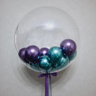 Мини шары с воздухом для bubble  - купить с доставкой в Москве