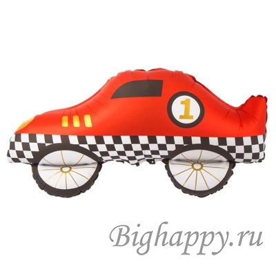 Фольгированный шарфигура &laquo;Машина гоночная&raquo;