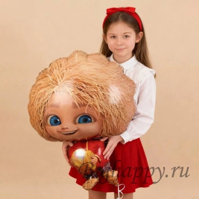 Фольгированная фигура &laquo;Кузя с сундучком&raquo;, 63 см