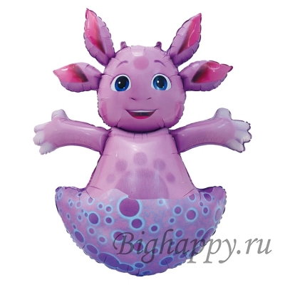 Фольгированный шар Лунтик родился