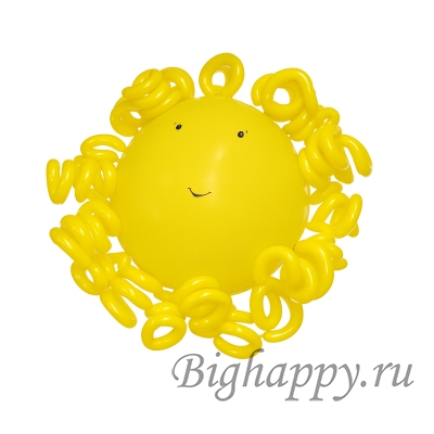 Солнце из шаров фото