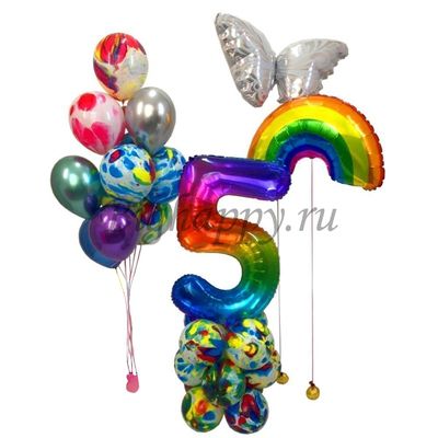 Украшение Дня рождения воздушными шарами