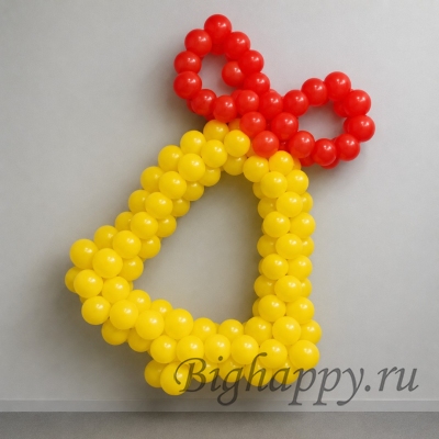 Колокольчик из воздушных шаров фото