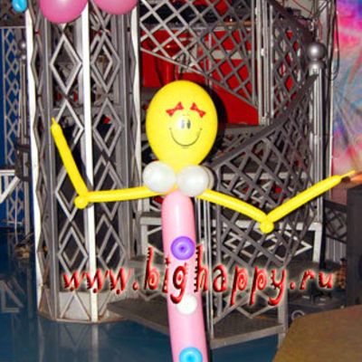 Фигура из шаров Клоун  девочка