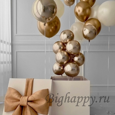 Коробка с шарами «Роскошь в деталях» фото