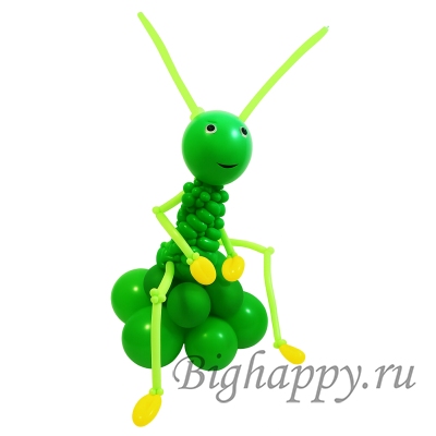 Фигура из воздушных шаров Кузнечик