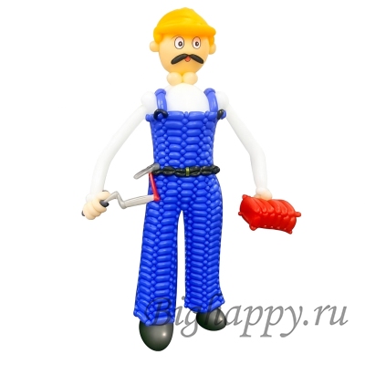 Лего строитель из шаров фото