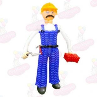 Лего строитель из шаров фото