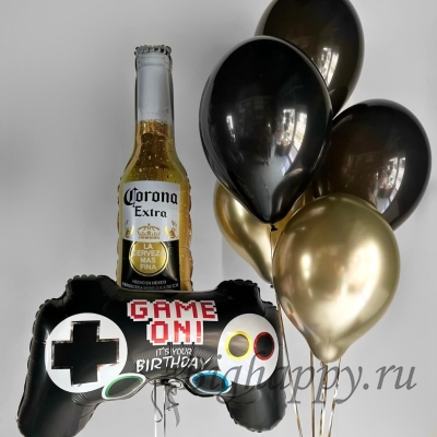 Воздушные шары с гелием «Игра Началась» фото