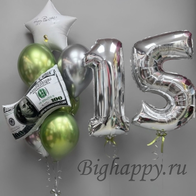 Воздушные шары с гелием «Блестящий успех» фото