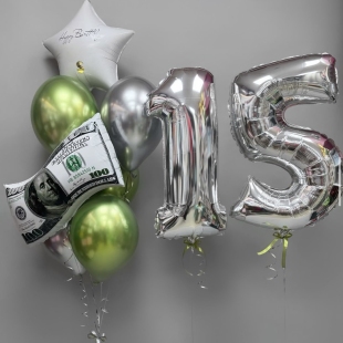 Воздушные шары с гелием «Блестящий успех» фото
