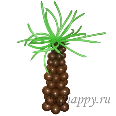 Пальма из шаров фото