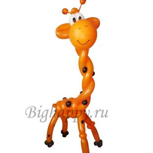 Фигура из шаров Жираф фото