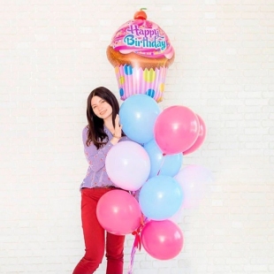 Воздушный шар на День Рождения &quot;Торт&quot; фото