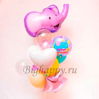 Воздушные шары со слоником