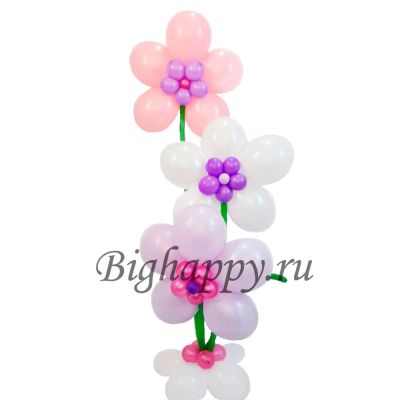 Цветы из воздушных шаров Нежность для женщин и девушек