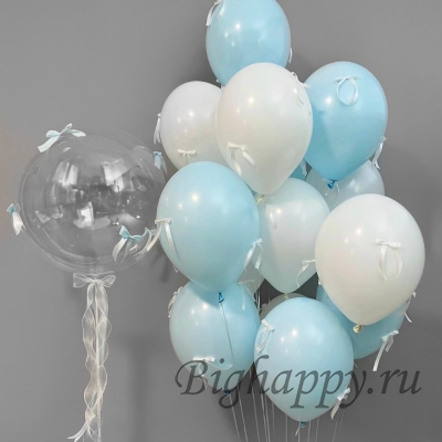 Воздушный набор на выписку &laquo;Небесная нежность&raquo; фото