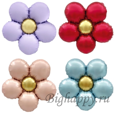 Шарики с воздухом Цветная ромашка