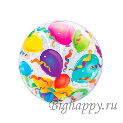 Воздушный шар Бабблс Подарочный, 55 см
