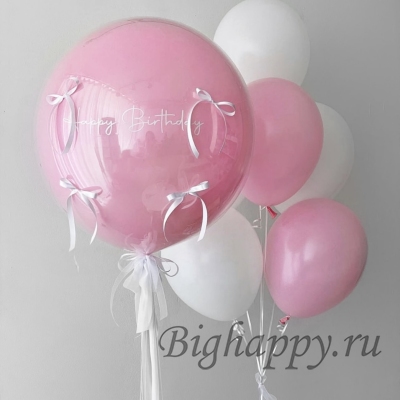 Воздушные шары с гелием &laquo;Розовая мечта&raquo; фото