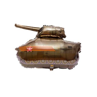 Шар фольгированный в форме танка с гелием