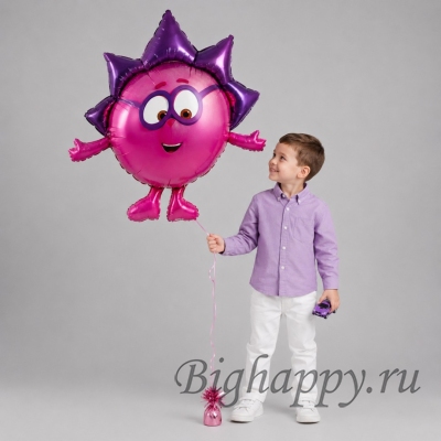 Фольгированный шар Смешарик Ёжик